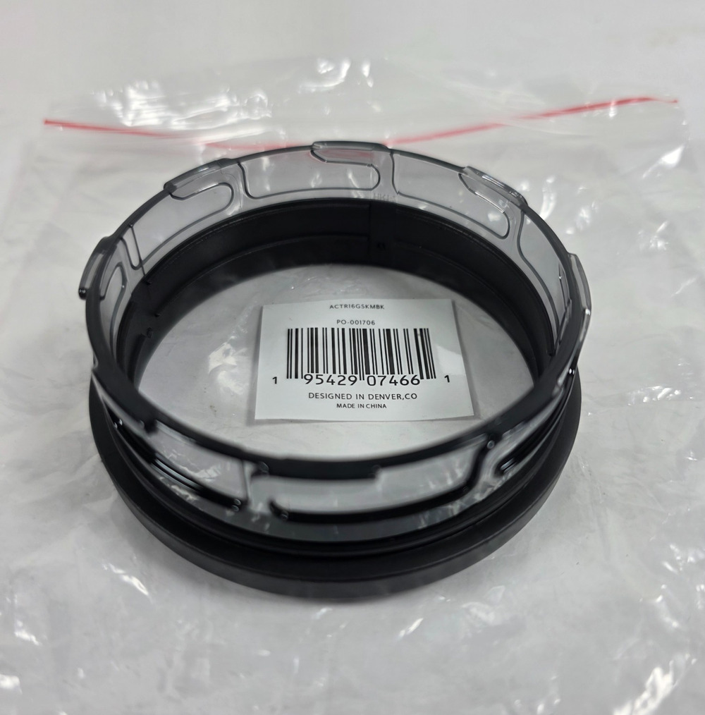 BruMate Hopsulator Trio OctaLock Gasket Matte Black Replacement Ring OEM